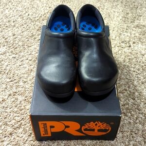 Timberland Steel toed Slip ons